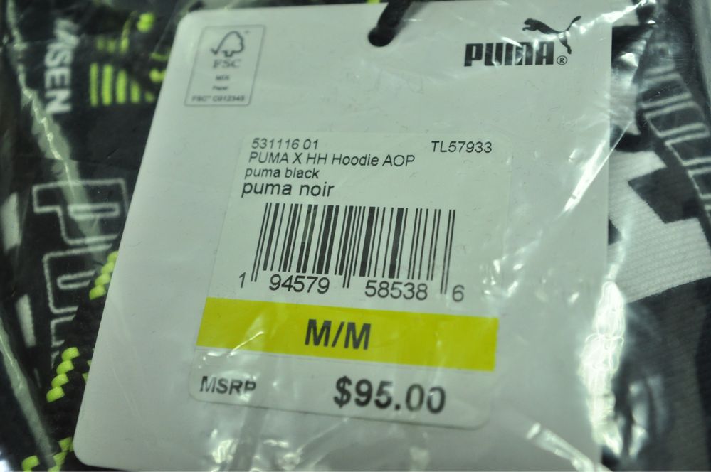 Puma x Helly Hensen оригинал новая худи кофта с капюшоном (NEW)