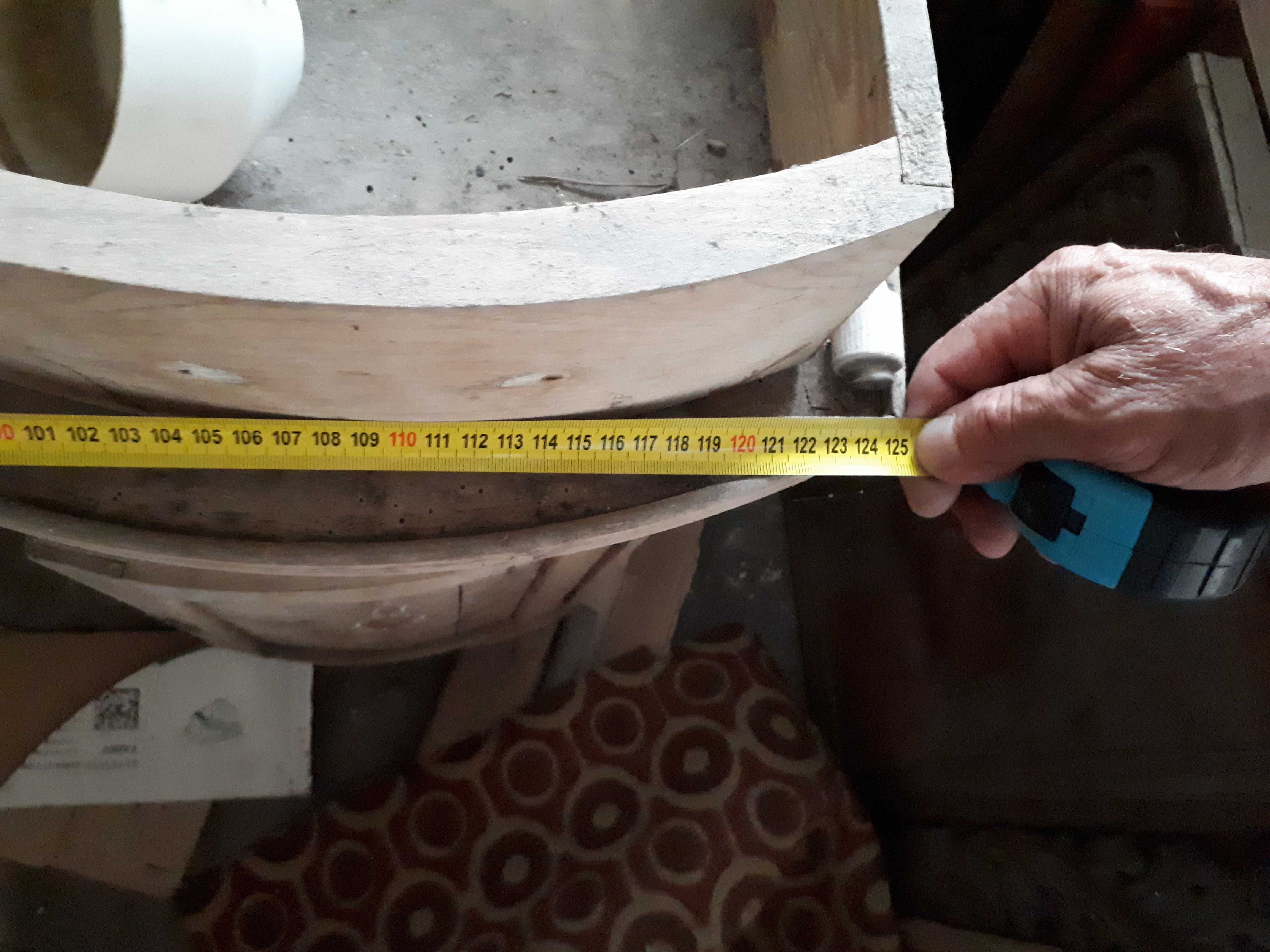 Toaletka stara z litego drzewa lata 50