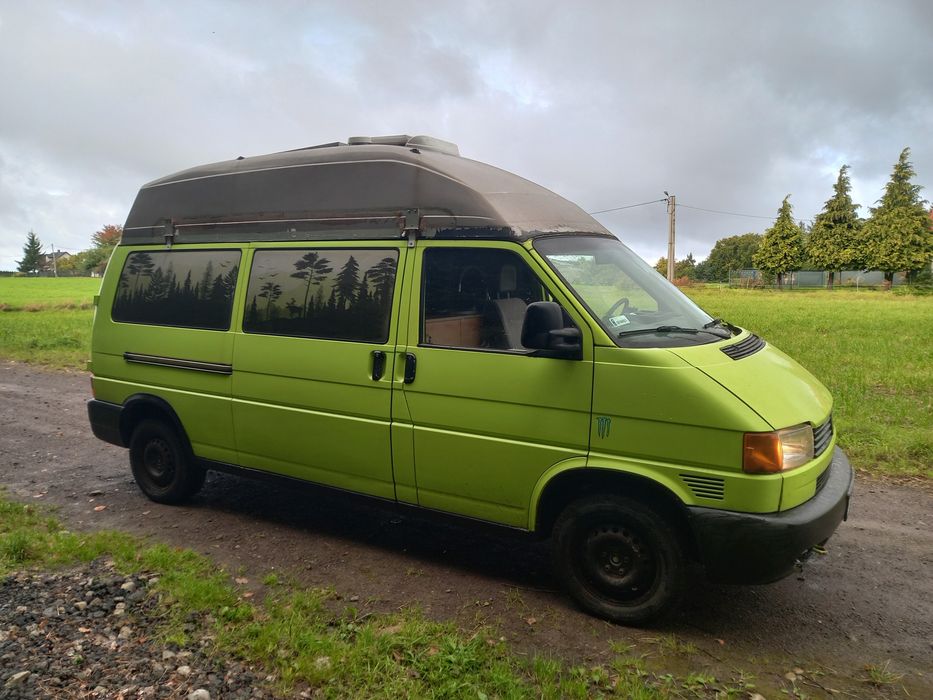 Vw t4 syncro long  kamper 4x4 wysoki dach klimatyzacja 2.5 tdi