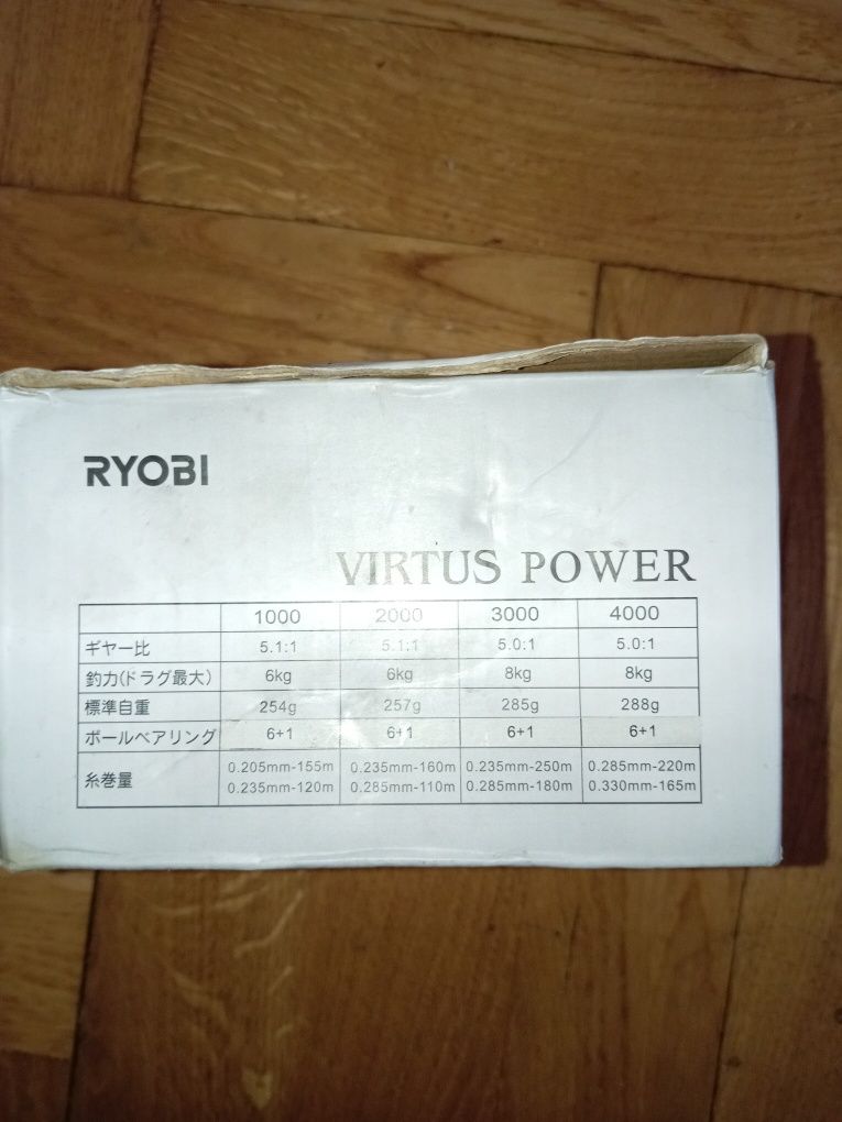 Kołowrotek Virtus Power RYOBI 4000