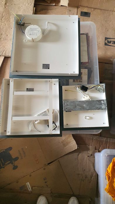 Candeeiros Led luz fria e quente