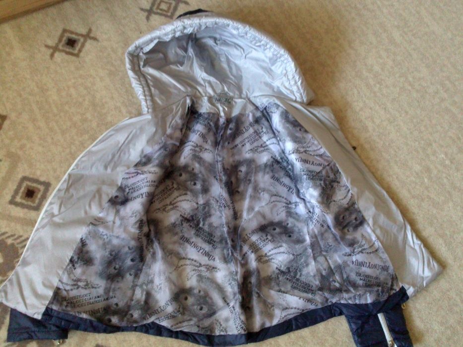 34-36р. Стёганая куртка с капюшоном vik ma демисезон