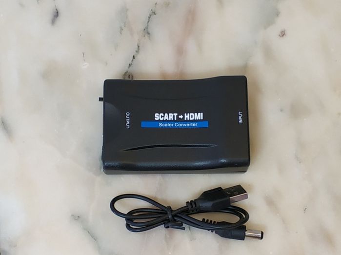 Conversor Adaptador SCART para HDMI - NOVO