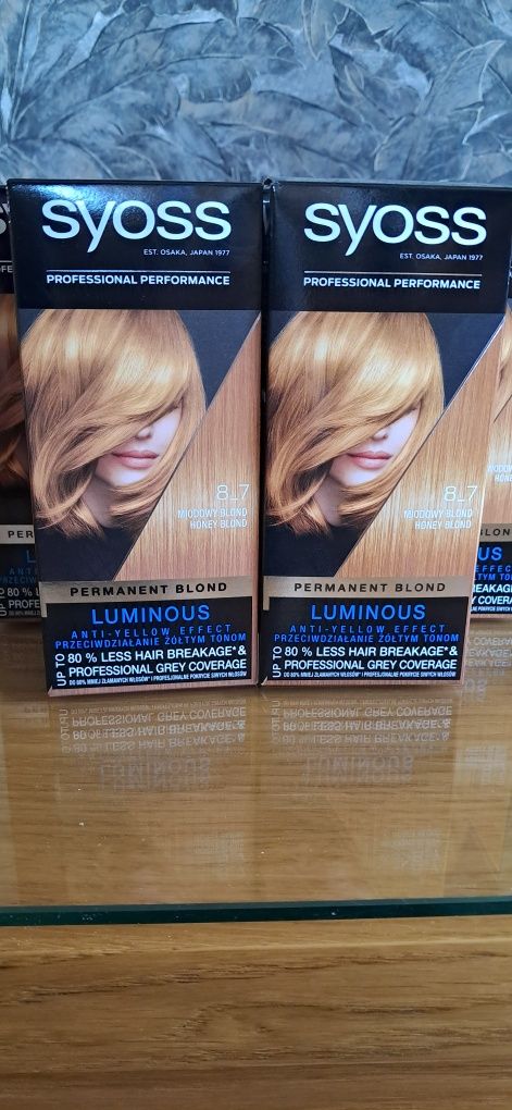 Farba do włosów syoss professional performance miodowy blond
