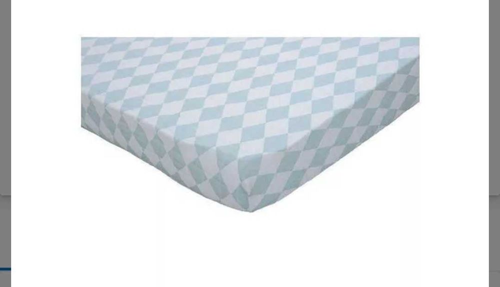 Prześcieradło do łóżeczka Lodger Slumber Cotton Silvercreek 70x140.