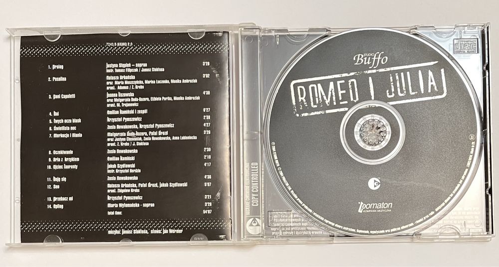 Romeo i Julia Studio Buffo cd 2004