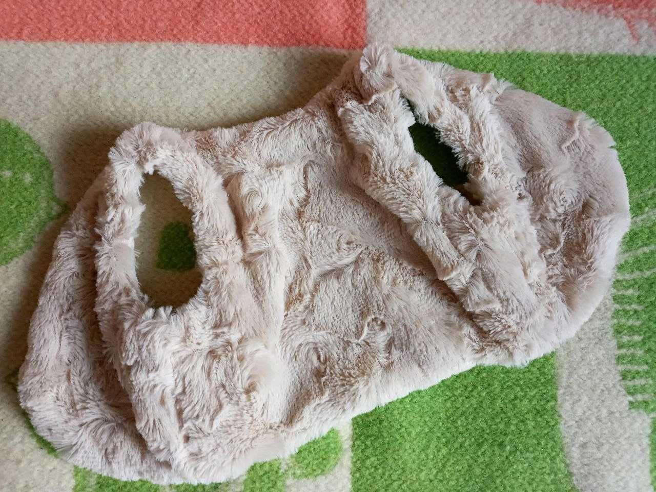 Жилетка детская из искусственного меха штучне хутро теплая одежда