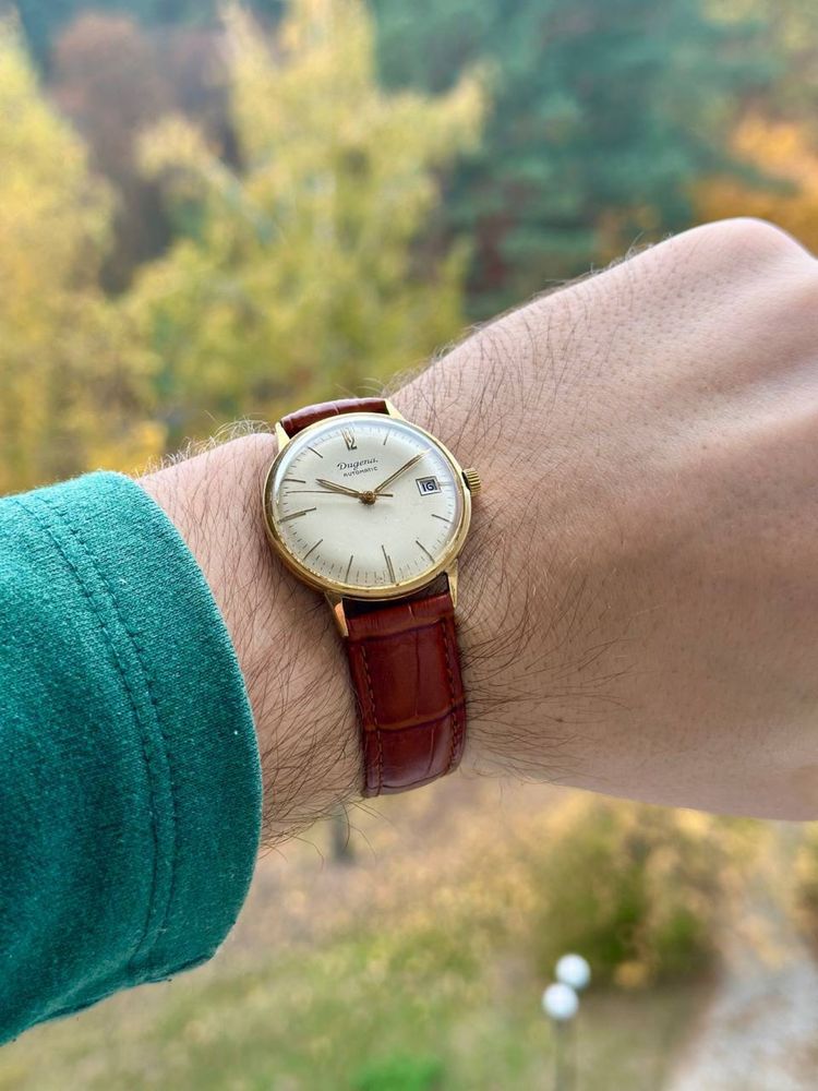 Zegarek Dugena Automatic pozlacany