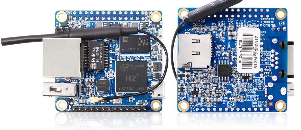 Orange Pi Zero - similar a Raspberry Pi - c/ wifi, USB, RJ45 -Nov