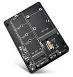 ELUTENG M.2 NFF / MSATA para SATA 3.0 Adaptador 2 em 1