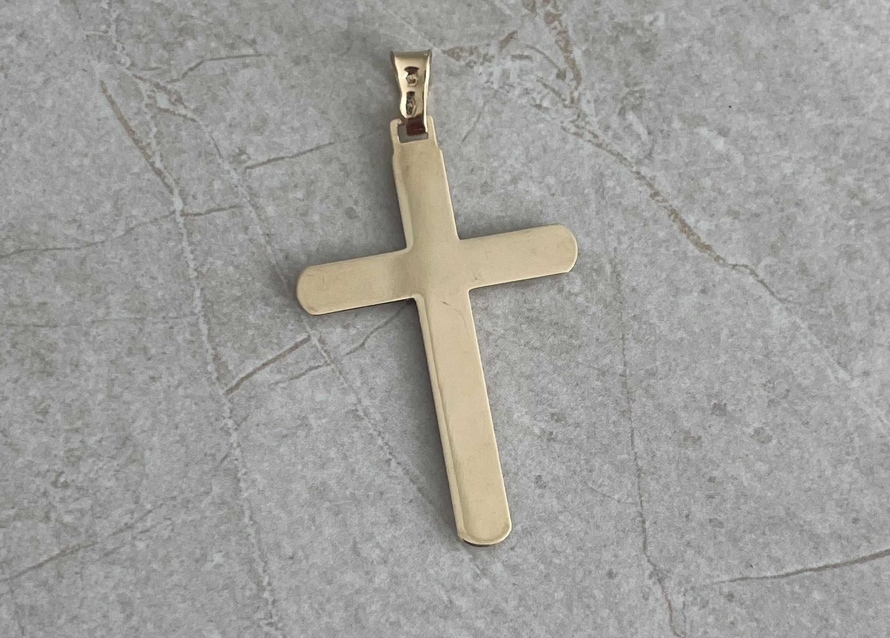 Złoty Krzyżyk Duży pr.585 Patia-Biżuteria.pl