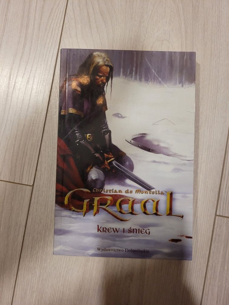 Książka z serii "Grall" "krew i śnieg ", Christian de Montella