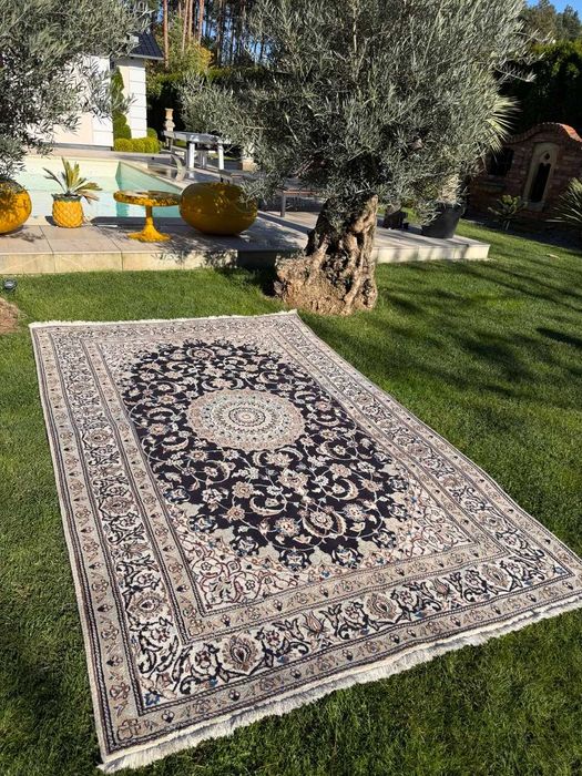 Dywan Perski R. Tkany kaszmirowy + jedwab Iran Nain 300x195 gal.27 tyś