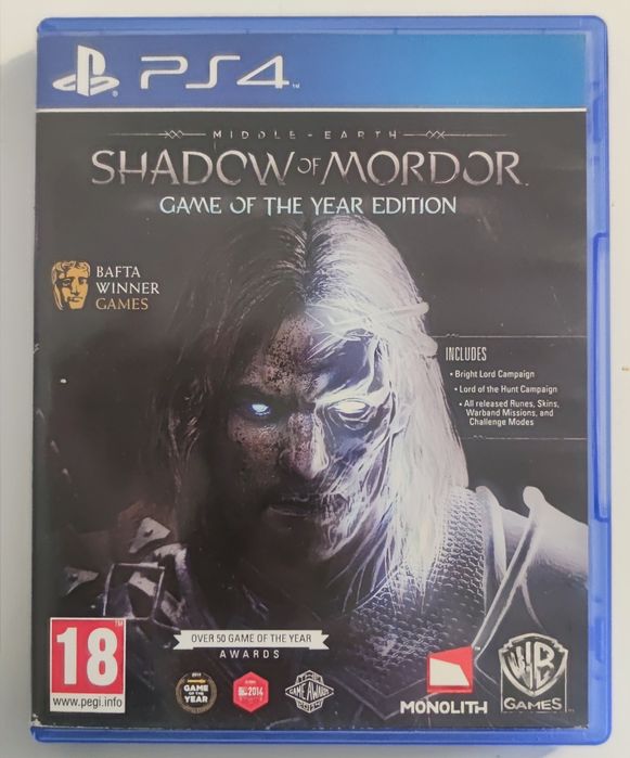 Ps4 Shadow Of Mordor pl możliwa zamiana Game Of The Year Edition