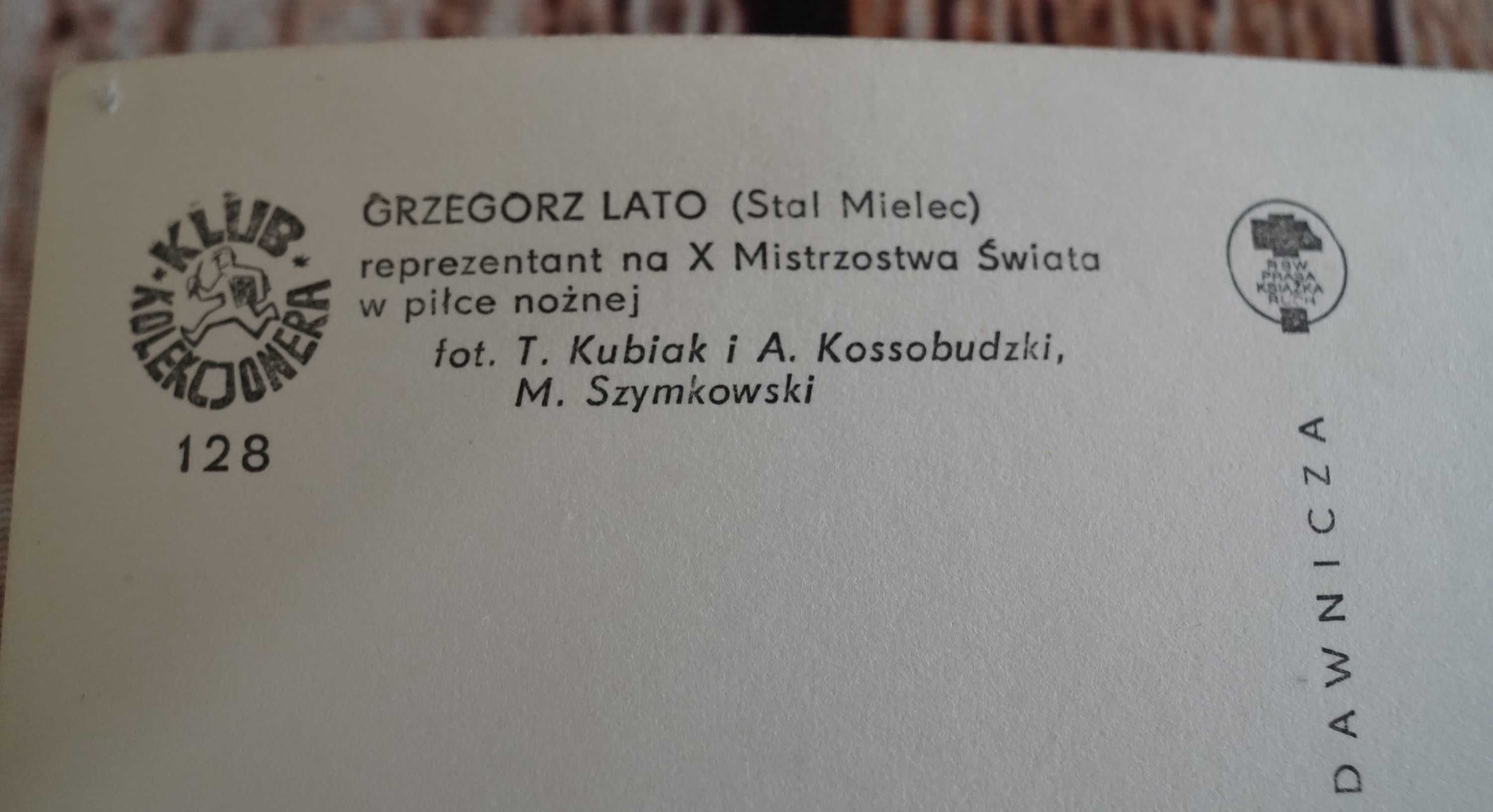 Grzegorz Lato Kazimierz Kmiecik Stal Mielec Wisła Kraków Polska 1974