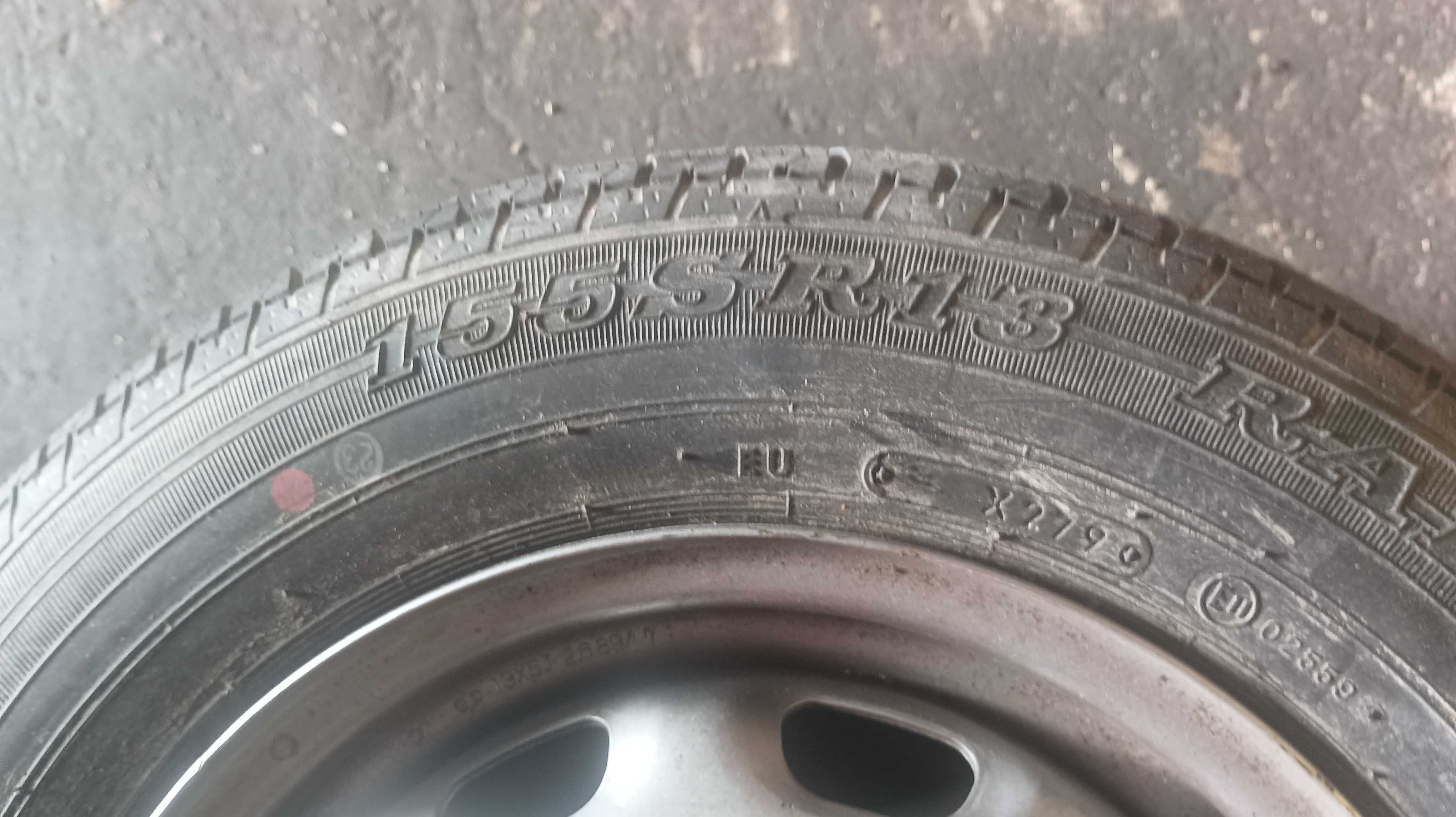 REF0010A 4 pneus com Jantes 155/70R13 75  , Dunlop 155SR13