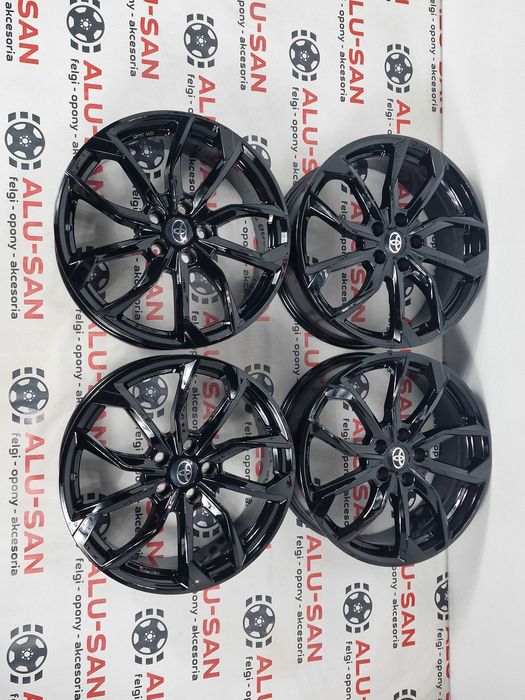 NOWE alufelgi TOYOTA 19" 5x114,3 Auris Corolla RAV-4 Previa - Czarne