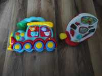 Zabawki interaktywne lokomotywa kierownica