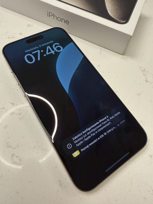 iPhone 15 Pro Max 256 Titanium stan idealny