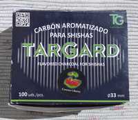 Carbono aromatizado para shishas, marca Targard