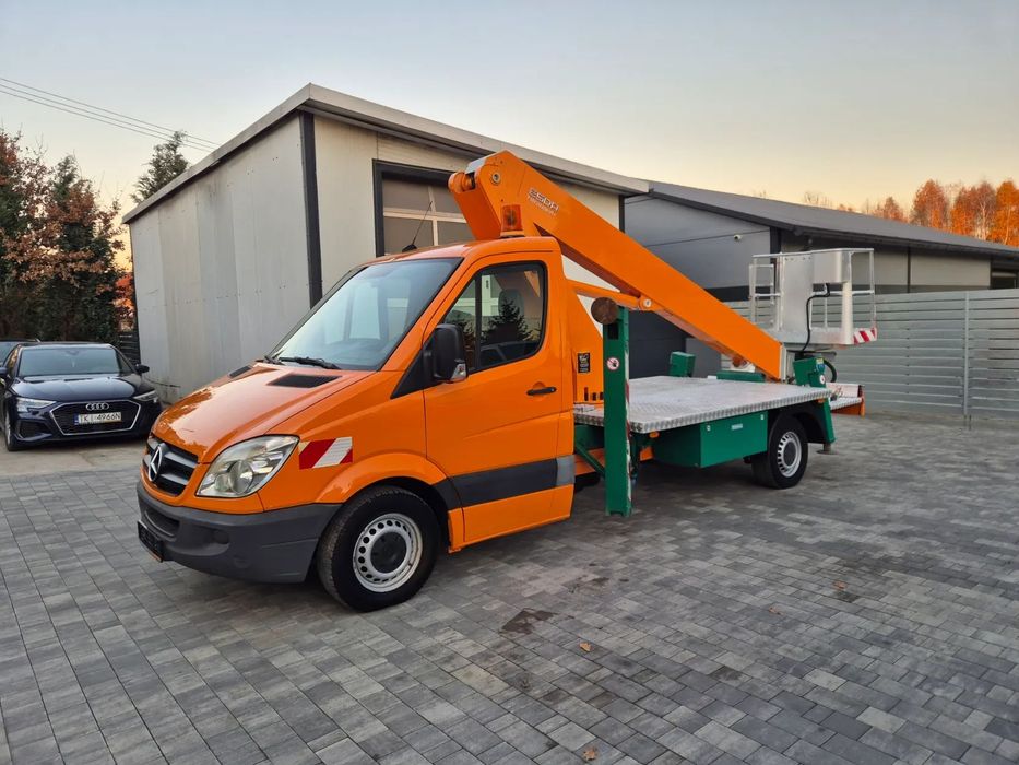 Mercedes-Benz Sprinter 311 CDI Podnośnik koszowy ESDA TL2200 22m Zwyżka z Niemiec  Ruthmann Palfinger Multitel GSR Wumag