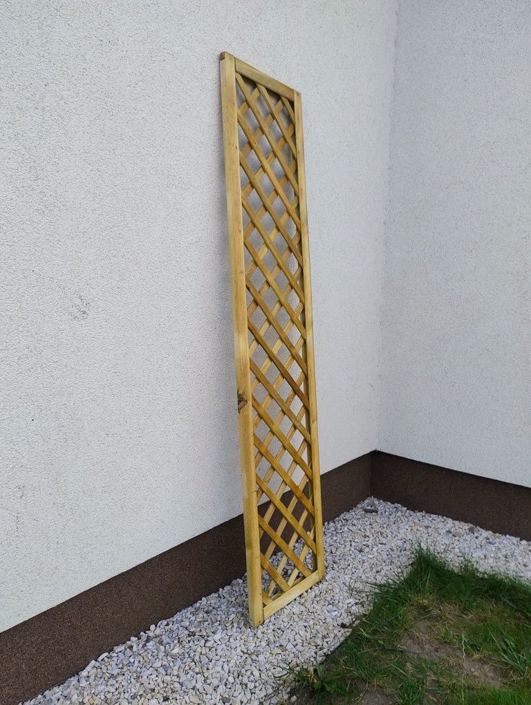 MAŁE OCZKO Kratka Diagonalna 40cm x 180cm Płot Pergola