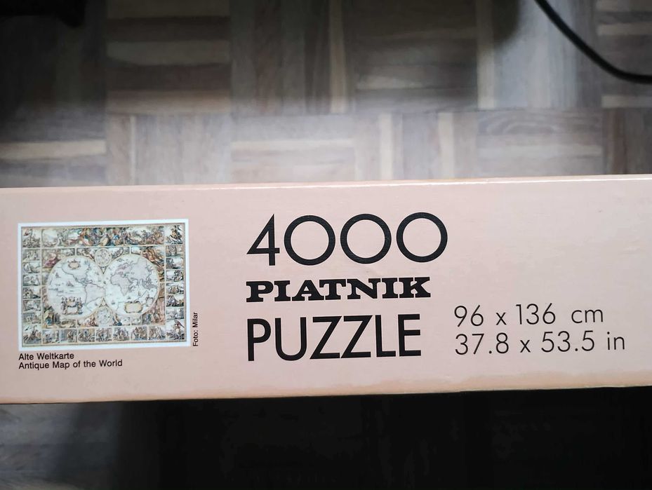 Puzzle firmy Piatnik - Antyczna mapa świata