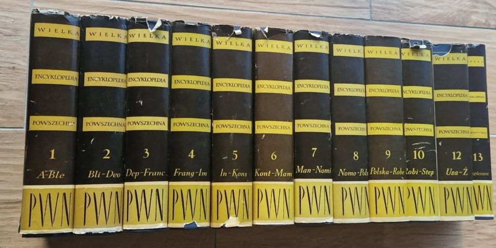 Encyklopedia Powszechna PWN 13 tomów 1968