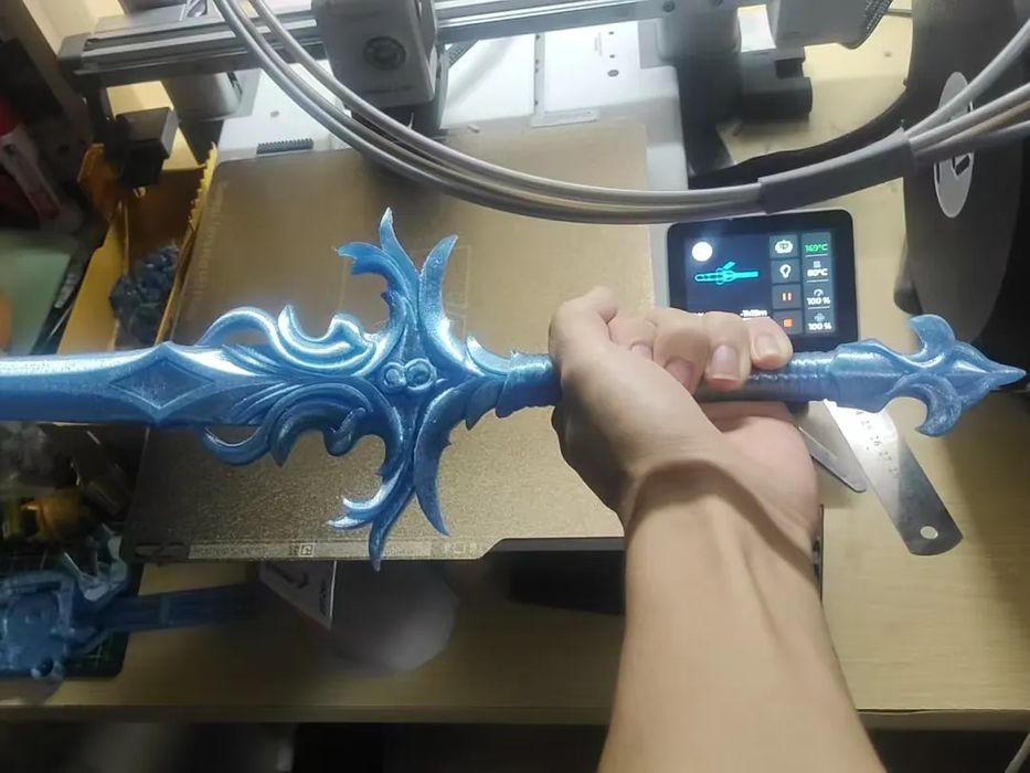 Espada com Efeito Vidro (Glazed Sword)