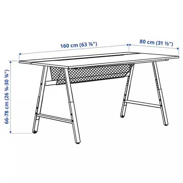 Mesa p/gaming, preta