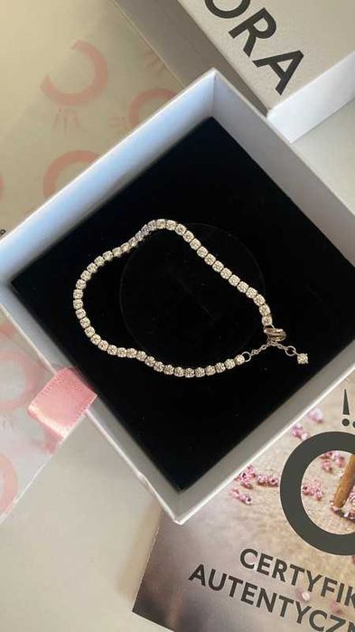 Bransoletka tenisowa Pandora r. 20