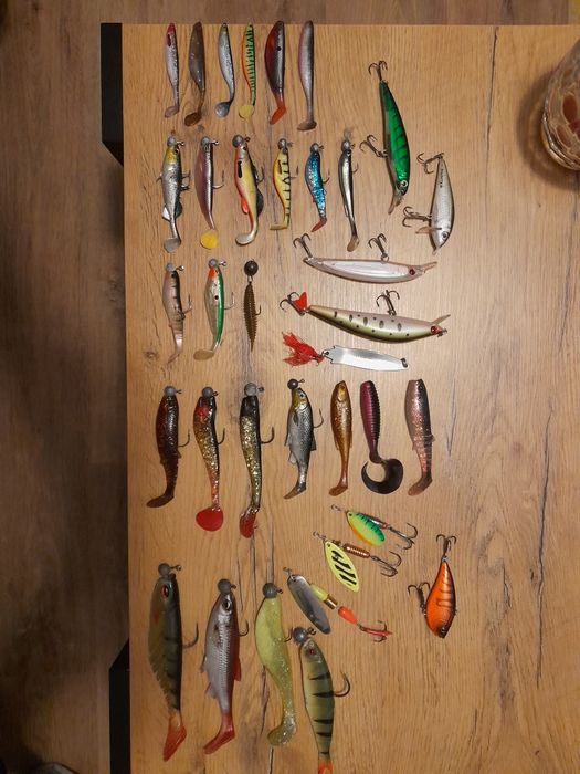 Spinning gumy woblery blachy