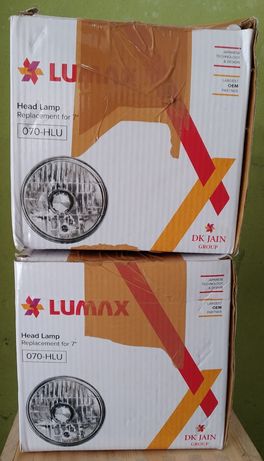 2 Faróis 7" Lumax Novos em caixa