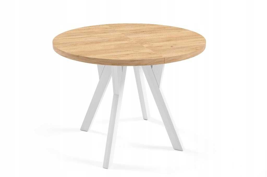 Rozkładany stół okrągły ORIO (100/200 cm) LAMINAT