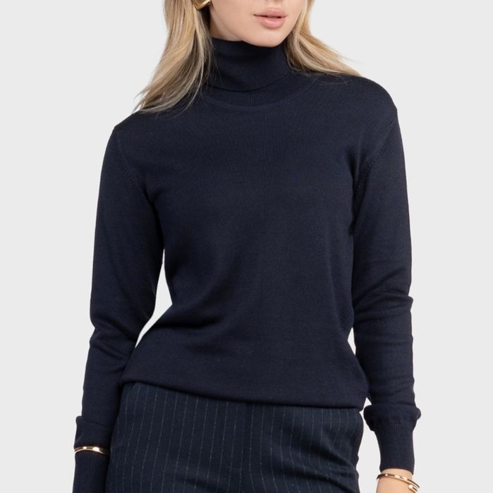 Жіночий гольф з кашеміру та вовни ягня ,водолазка светр