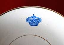Covilhete Serviço de Mesa da Casa Real faiança de Alcântara a azul