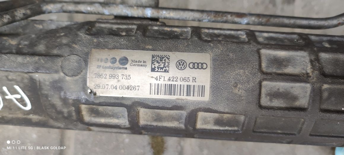 Maglownica z Serwotronic Audi A6 C6 3.0 TDI Q Automat 04 Blask Gołdap