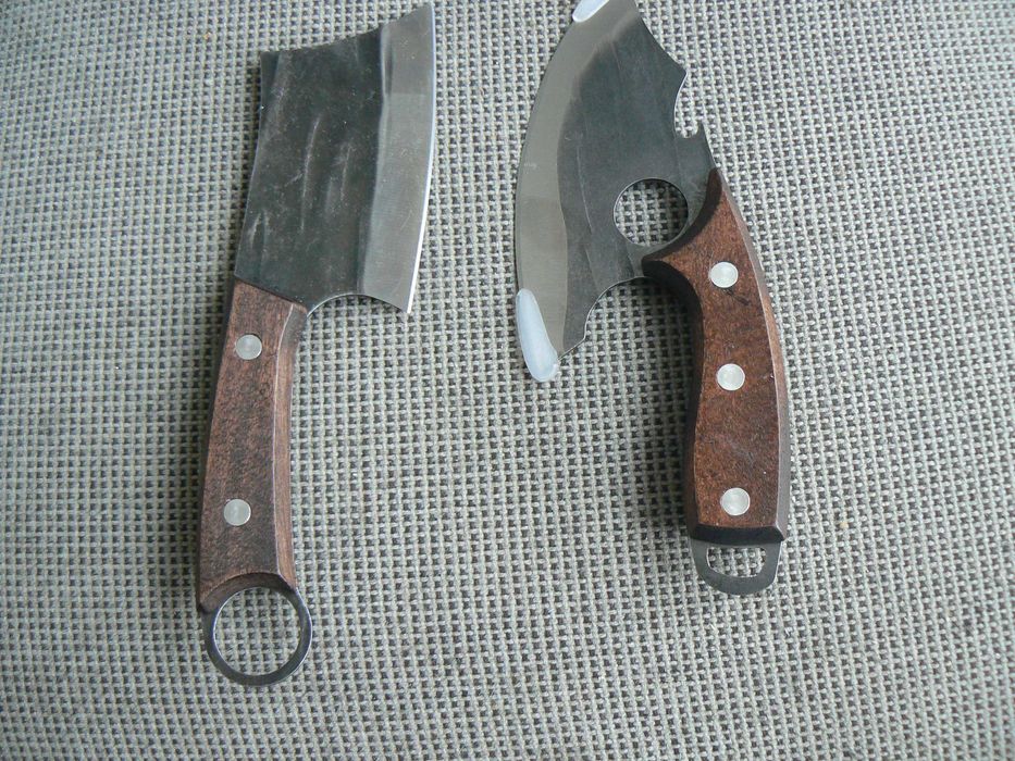 Mini tasak nóż kuchenny z drewnianą rączka nowy