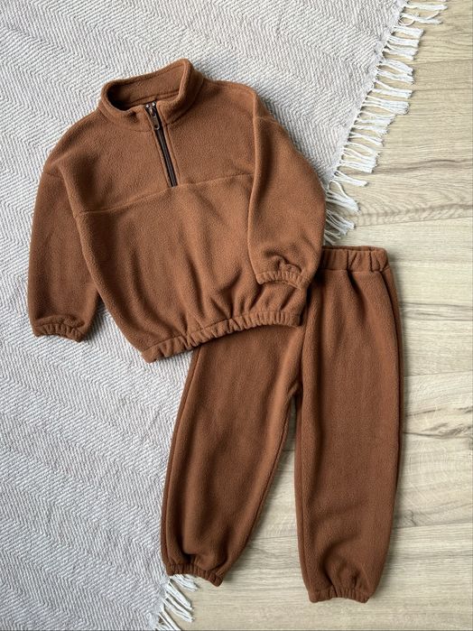 Теплий дитячий флісовий костюм 104, 110