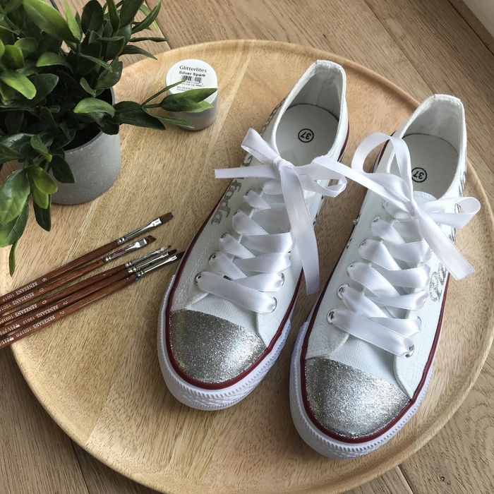 Buty ślubne weselne trampki Wszystkie ROZMIARY