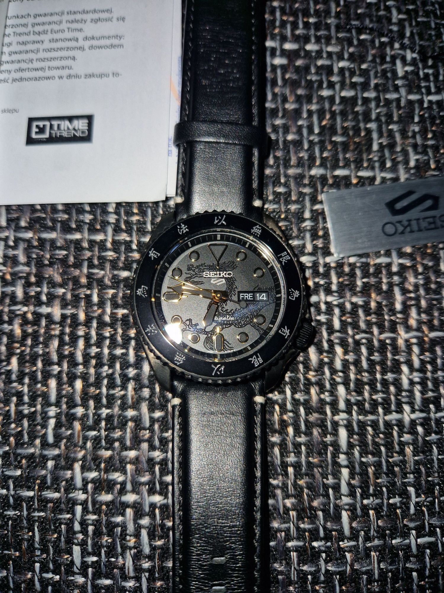 Zegarek Seiko limit wersja Bruce Lee