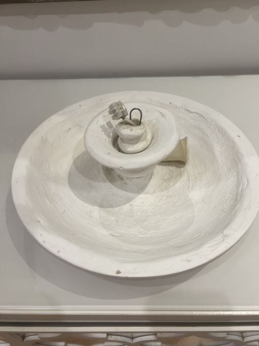 Candeeiro de tecto / plafon em gesso