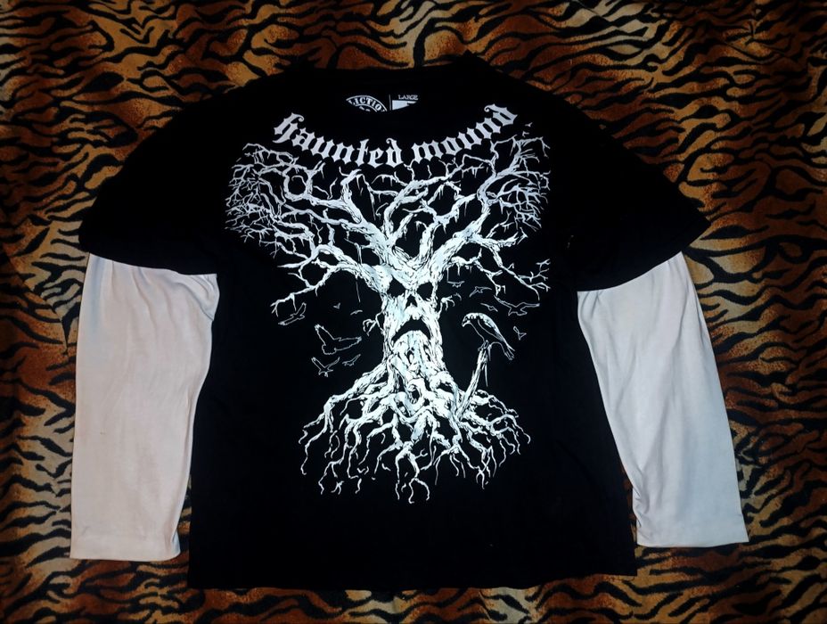 Лонгслив affliction x haunted mound