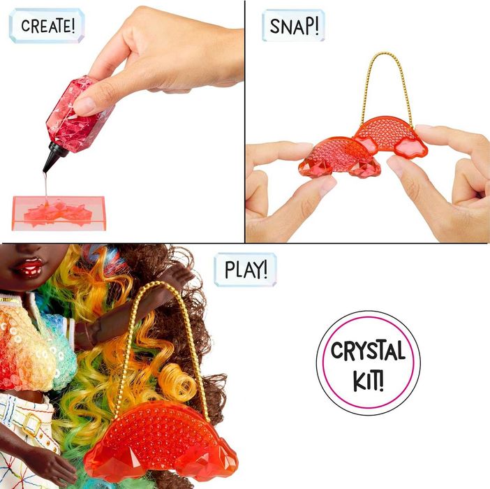 Лялька Рейнбоу Хай Іріс Крістал Rainbow High Creative Crystals Iris