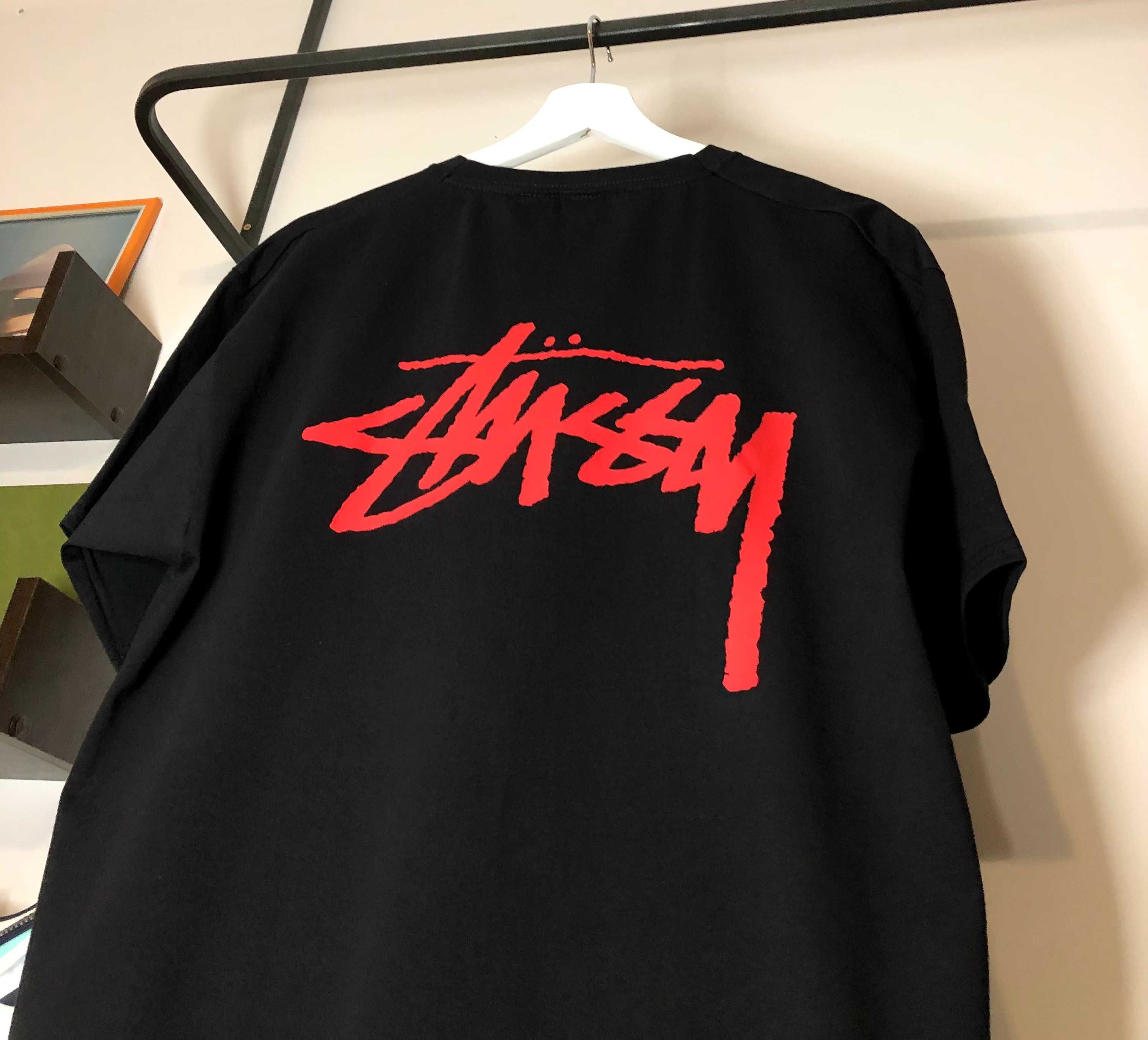 Футболка Stussy (червоний логотип)