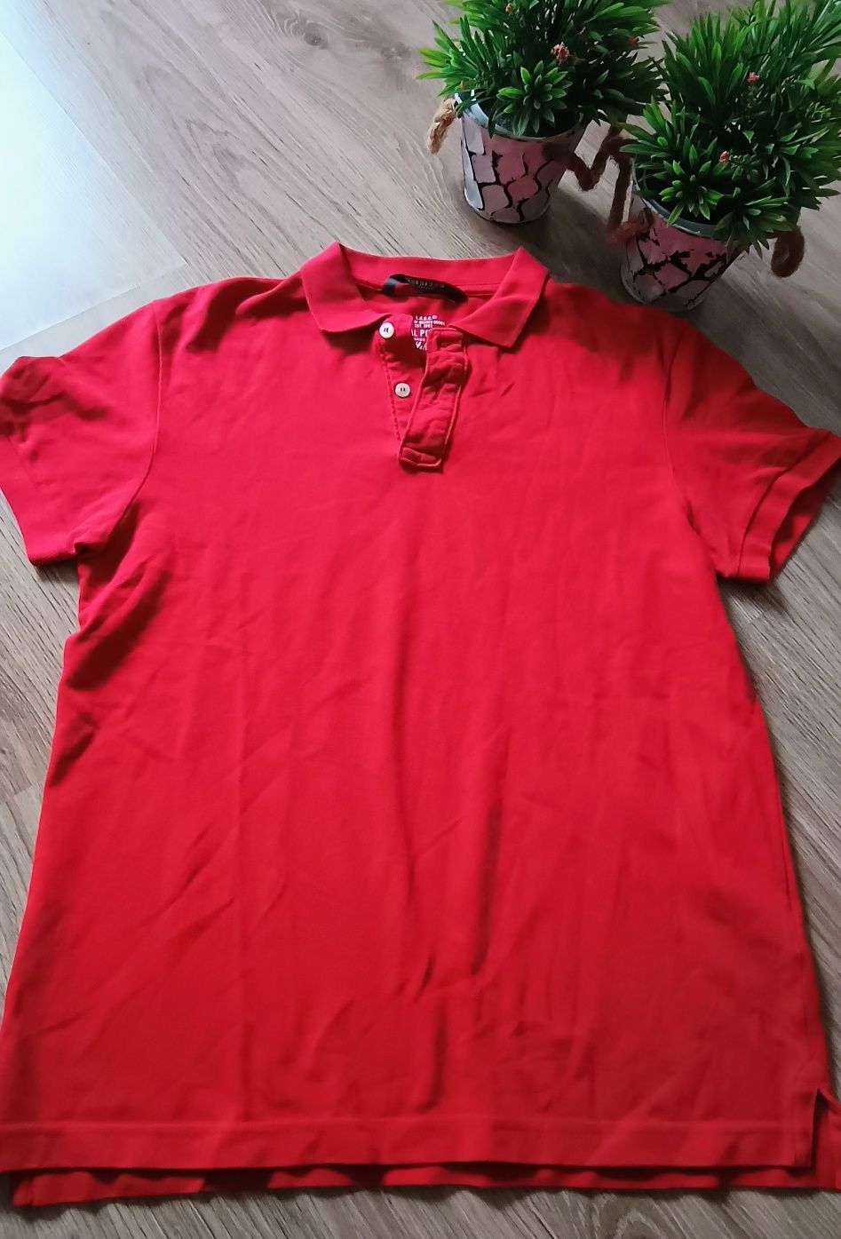 Polo męskie czerwone H&M