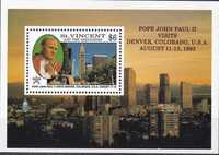 St Vincent 1993 cena 9,60 zł kat.5€ - Jan Paweł II