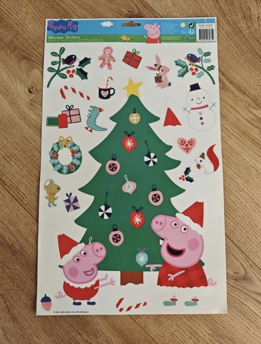 Naklejki na szyby Wyprzedaż świnka peppa