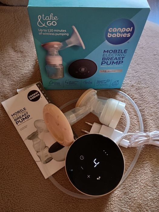 Молоковідсмоктувач електричний Canpol babies з ефектом масажу.