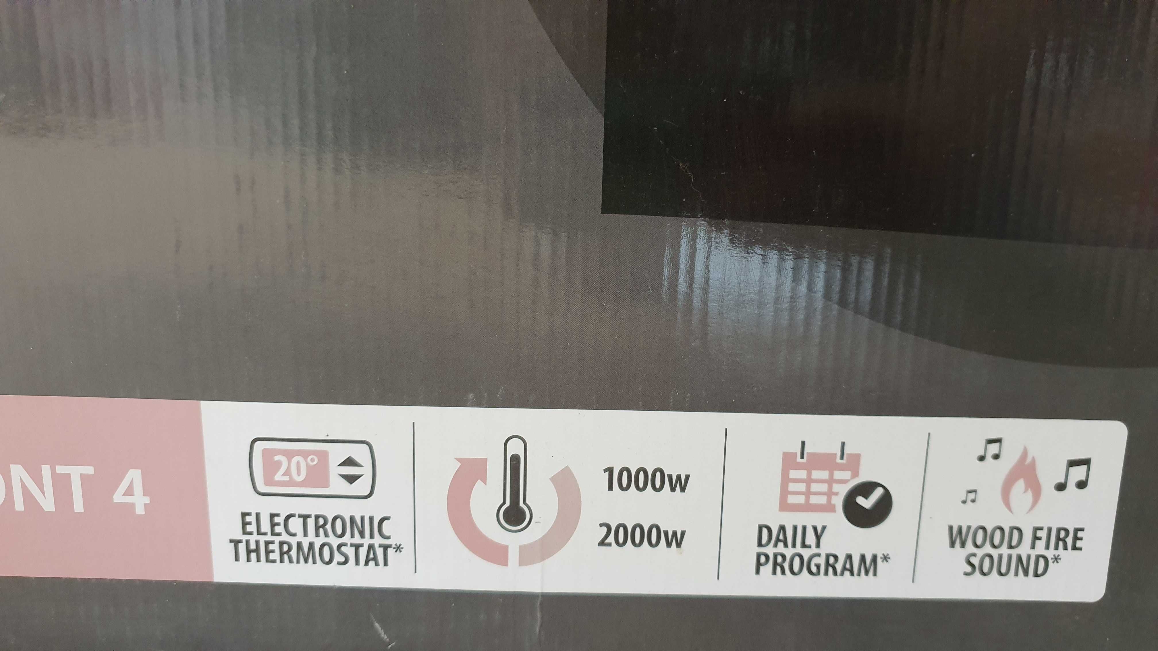 Kominek elektryczny pilot farelka grzejnik